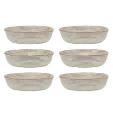 Ottawa 22cm Stoneware Dinner Bowls (Set of 6)