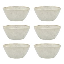 Linen 15cm Stoneware Cereal Bowls (Set of 6)