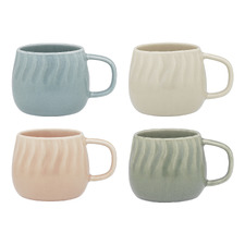 8 Piece Ritual II 380ml Porcelain Mug Set
