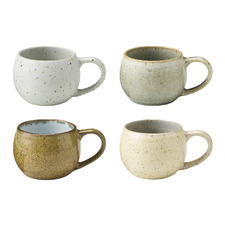 8 Piece Elm 120ml Porcelain Espresso Cup Set