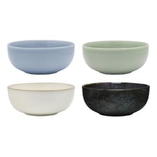 8 Piece Element 20cm Stoneware Laksa Bowl Set