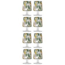 8 Piece Camille 310ml Glass Wine Goblet Set