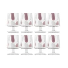 Blush Camille 310ml Glass Goblets (Set of 8)