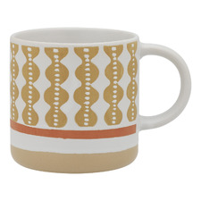 Vida Papaya 320ml Stoneware Mugs (Set of 12)