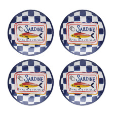 Cucina Sardine 20cm Porcelain Side Plates (Set of 4)