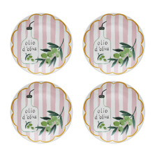 Cucina Olive 20cm Porcelain Side Plates (Set of 4)