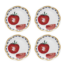 Cucina Tomato 20cm Porcelain Side Plates (Set of 4)