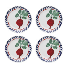 Cucina Radish 20cm Porcelain Side Plates (Set of 4)