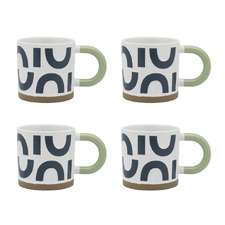 Modelli Arco 330ml Stoneware Mugs (Set of 4)