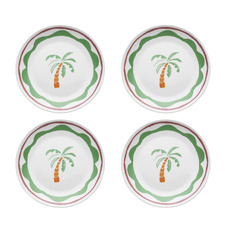 Fiesta Palm 20.3cm Porcelain Side Plates (Set of 4)