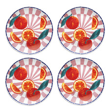 Tangerine Valentina 20.3cm Side Plates (Set of 4)