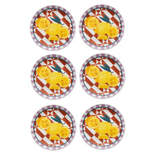 Lemon Valentina 20.3cm Side Plates (Set of 6)