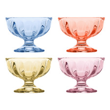 8 Piece Dessert 130ml Glass Ice Cream Cup Set