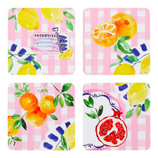 12 Piece Positano Coaster Set
