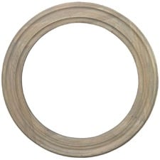 Round Angie Oak Mirror