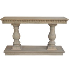 Balustrade Oak Console Table