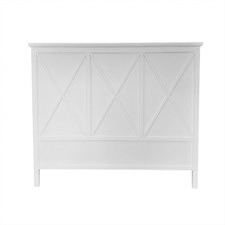 White Aston Wooden Headboard