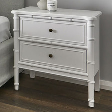 Large Erickson 2 Drawer Bedside Table