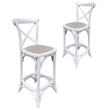 66cm Chandra Birchwood Barstools (Set of 2)