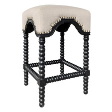65cm Briar Linen Barstool