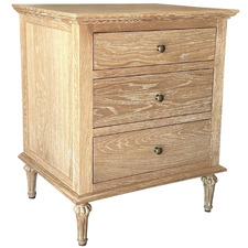 Hendry Oak Wood Bedside Table
