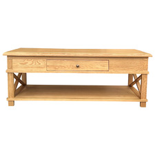 Embrace Rectangular Oak Wood Coffee Table