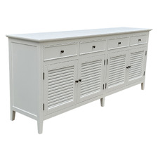 White Adrienne 4 Door Sideboard