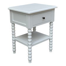 White Dwayne Bedside Table