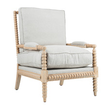 White Washed Allie Armchair