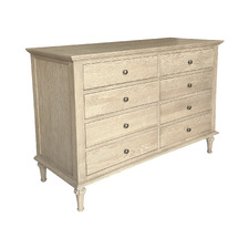 Harland Oak Wood 8 Drawer Chest