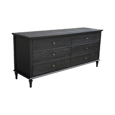 Harland Oak Wood 6 Drawer Chest