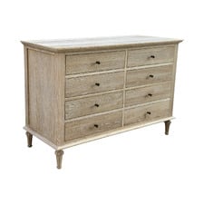 Harland Oak Wood 8 Drawer Chest