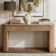 Anderson Oak Wood Console Table
