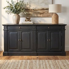 Black Colton 4 Door Sideboard
