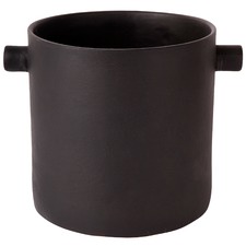 Feline Ceramic Handle Pot