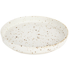 Medium Snow Amity Speckle Ceramic Plate