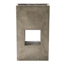 Grey Square Concrete Stand