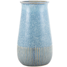 Denim Vintage-Style Ceramic Vase