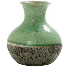 Green Verde Ceramic Vase