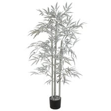 150cm Silver Potted Bamboo Christmas Tree