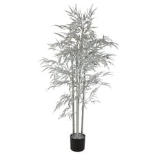 180cm Silver Potted Bamboo Christmas Tree