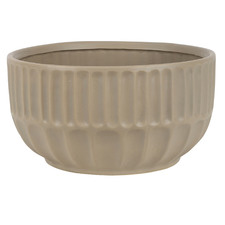 Dove Grey Isola 25.5cm Ceramic Fruit Bowl