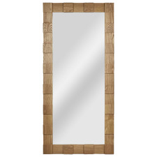 Ayers Oak Wood Full Length Mirror
