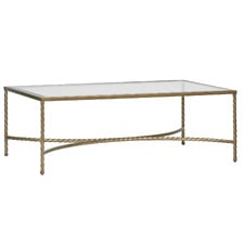 Gomez Rectangular Glass Coffee Table