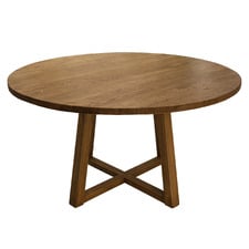 Zachary Oak Wood Dining Table