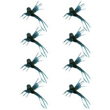 Green & Blue Bird Christmas Tree Clips (Set of 8)