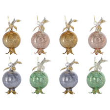 8 Piece Gala Christmas Bauble Set