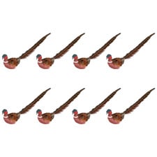 Pheasant Christmas Tree Clips (Set of 8)