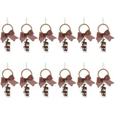 Deers Hanging Christmas Tree Ornaments (Set of 12)