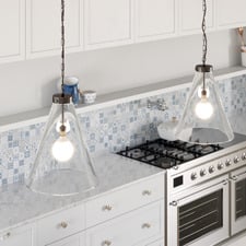 Gadsden Small Glass Hanging Lamp